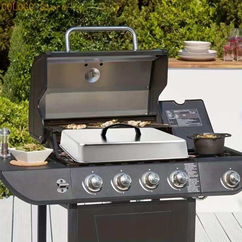 Square Cover with Top Handle f - Camping Cooking Flat Top review and price