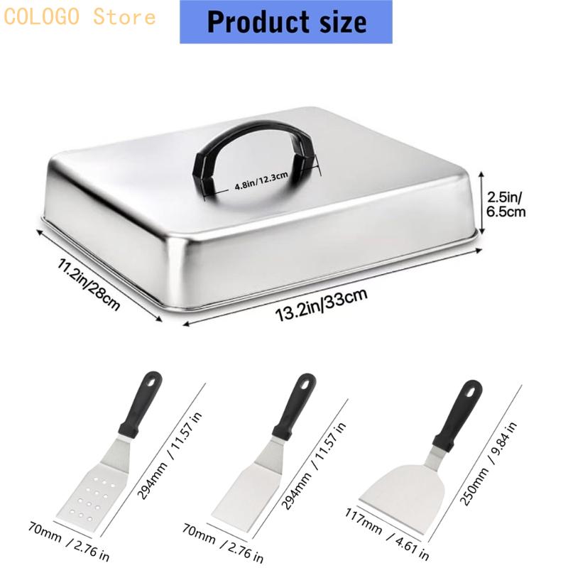 Square Cover with Top Handle f - Camping Cooking Flat Top review and price