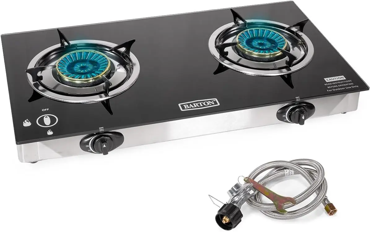 2 Burner Propane Gas Stove, 25 - Camping Cooking Propane review and price