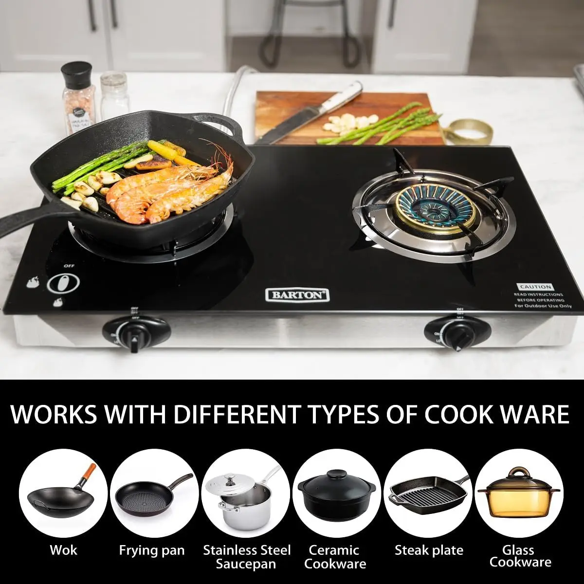 2 Burner Propane Gas Stove, 25 - Camping Cooking Propane review and price
