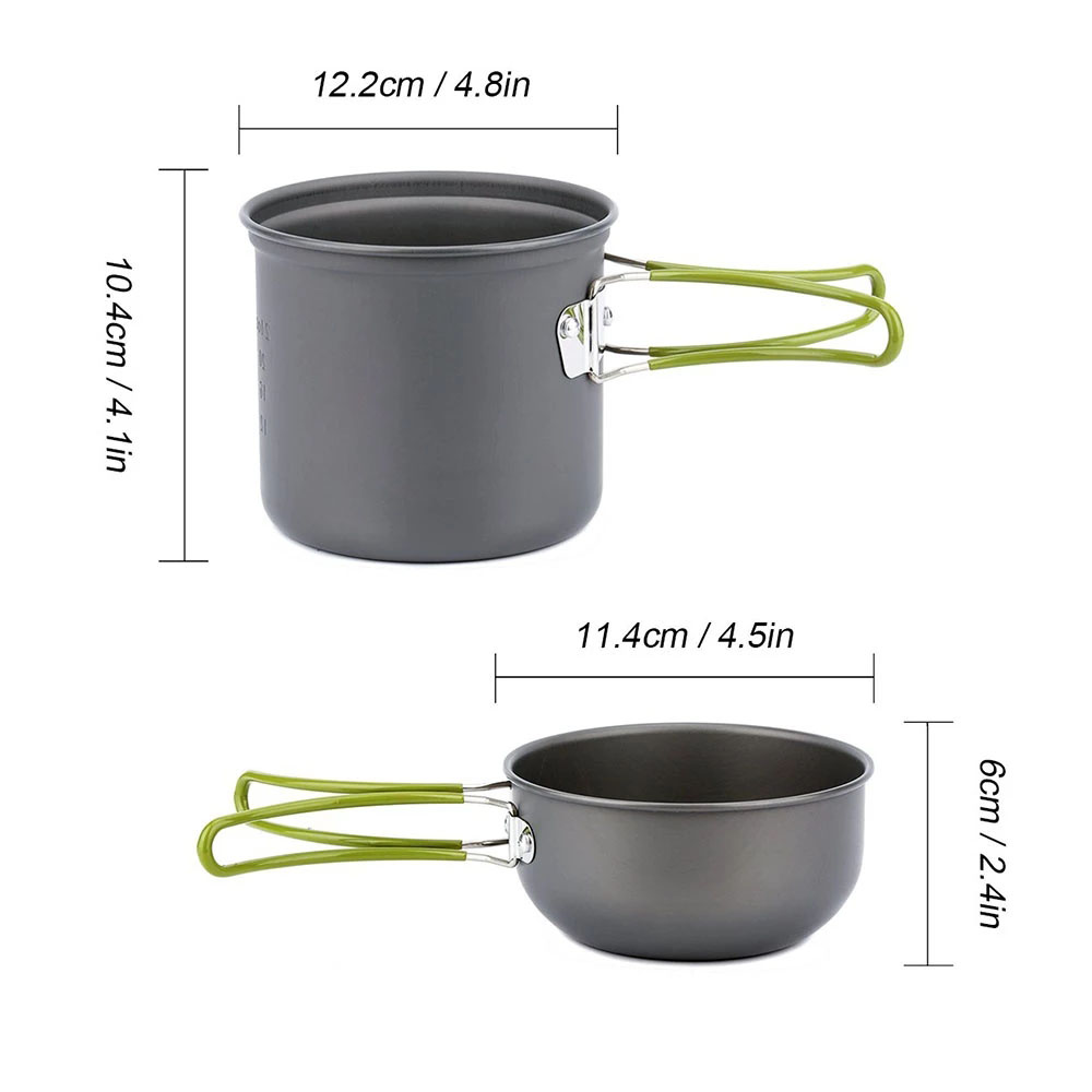 Camping Cookware Mess Kit Ultr - Camping Cooking Kitchen Set review and price