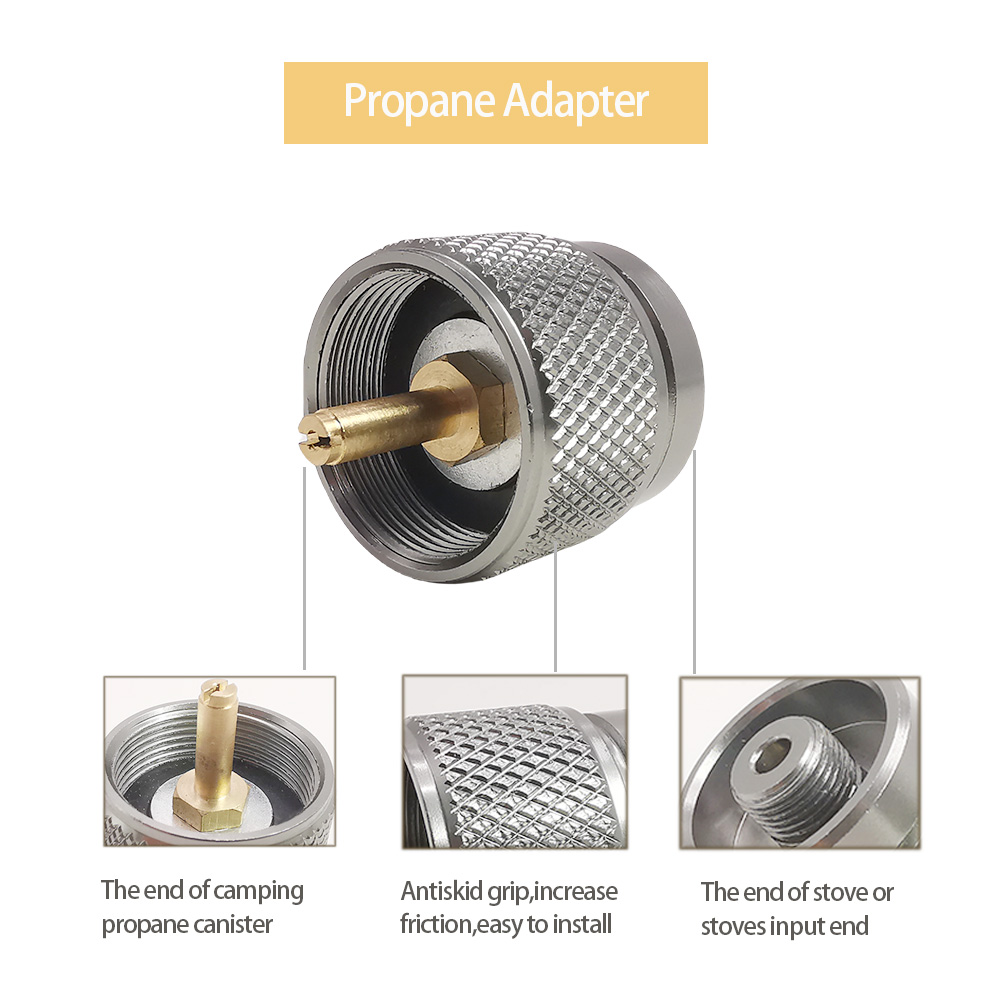 1Pc Camping Stove Adapter Conv - Camping Cooking Propane review and price