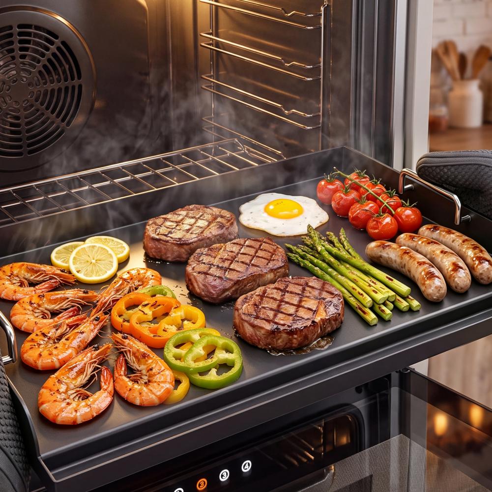 Non Stick Cast Iron Griddle Th - Camping Cooking Flat Top review and price