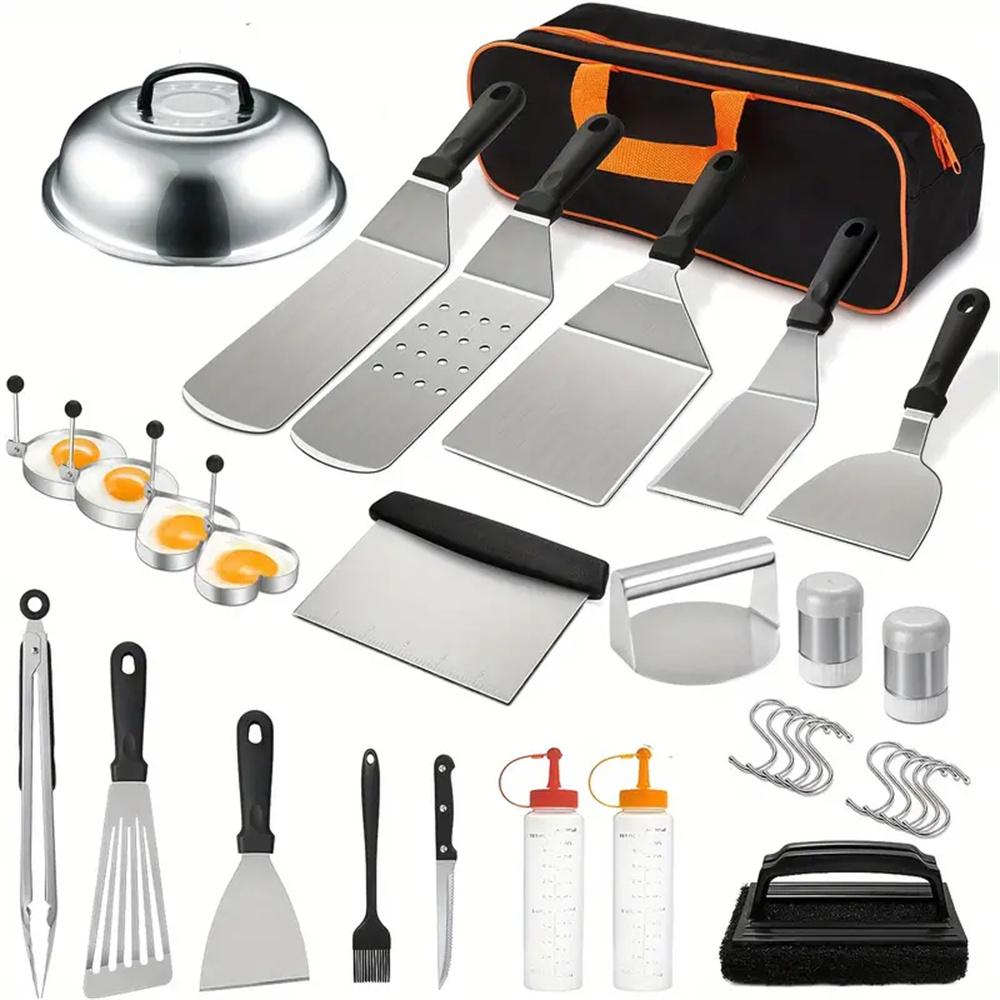 33PCS Flat Top Griddle Accesso - Camping Cooking Flat Top review and price