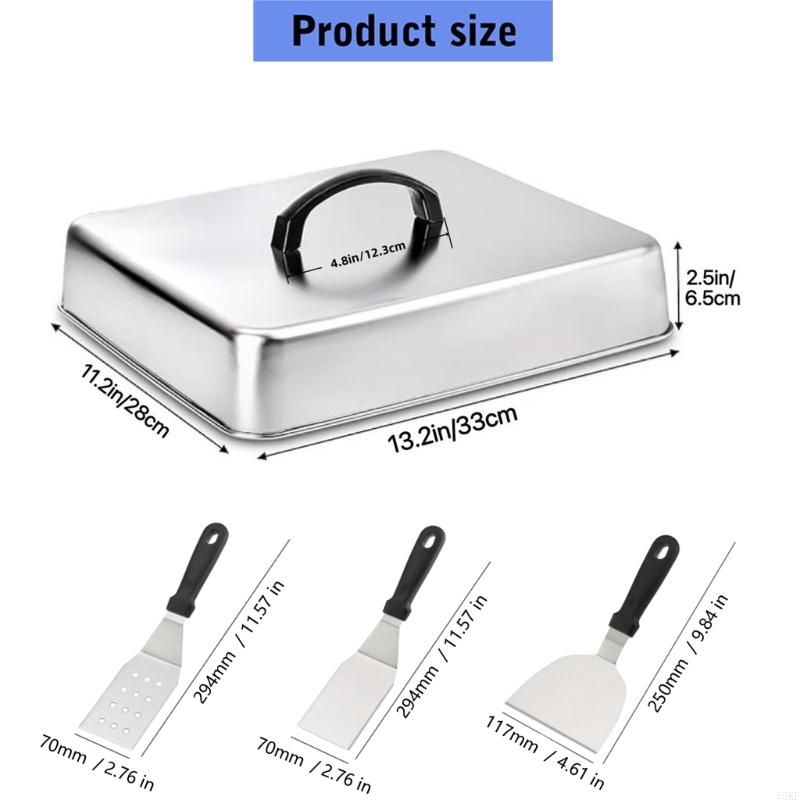 Metal Basting Cover with Top H - Camping Cooking Flat Top review and price