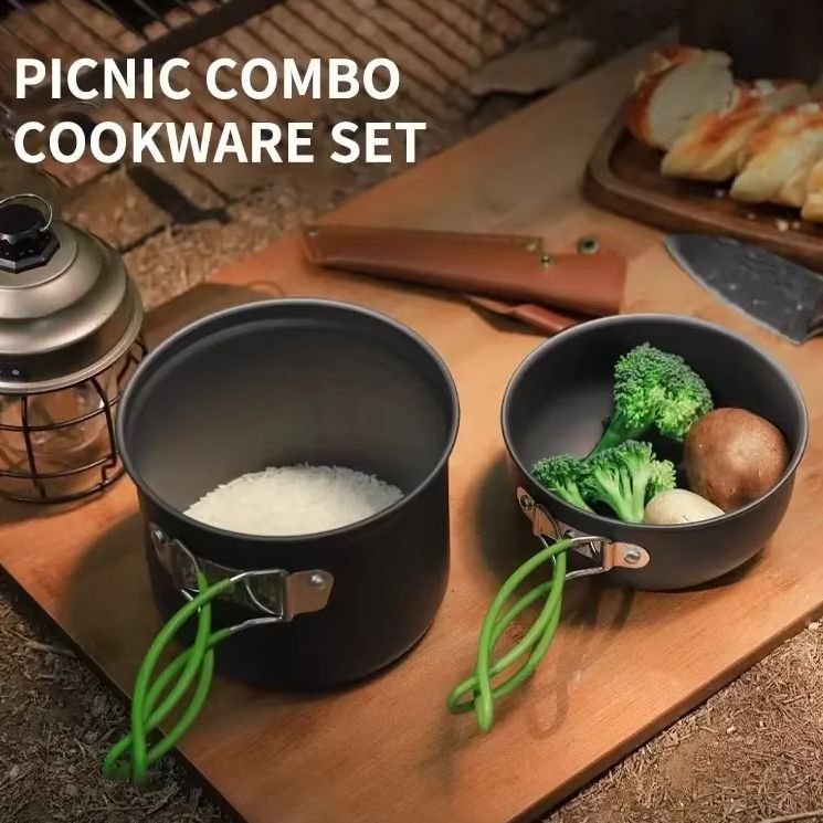 Outdoor Hiking Picnic Cookware - Camping Cooking Kitchen Set review and price
