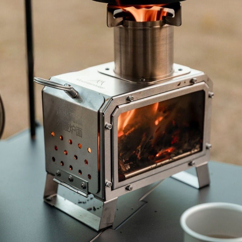 Stainless Steel Heating Stove  - Camping Cooking In Forest review and price