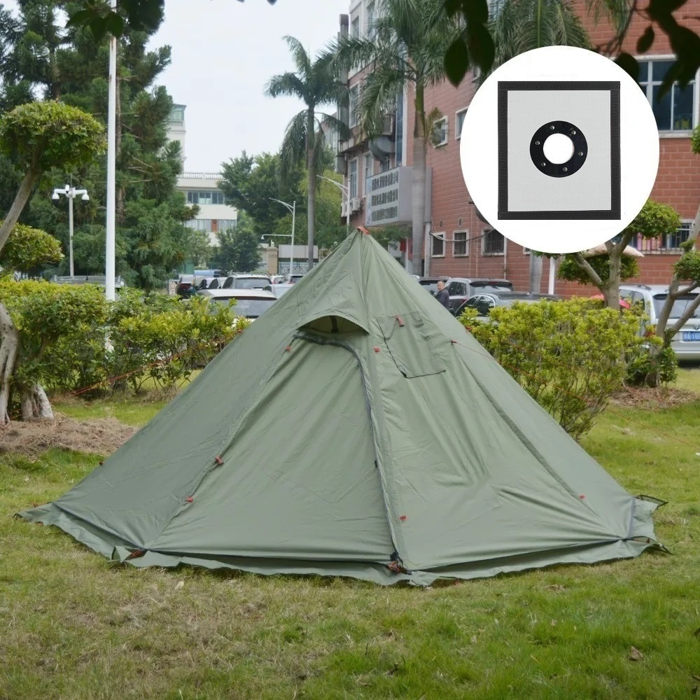 New Pyramid Tent With Snow Ski - Camping Cooking Snow review and price
