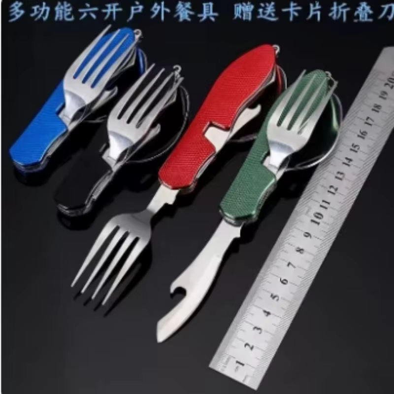 Foldable Stainless Steel Cutle - Camping Cooking And Cutlery Set review and price