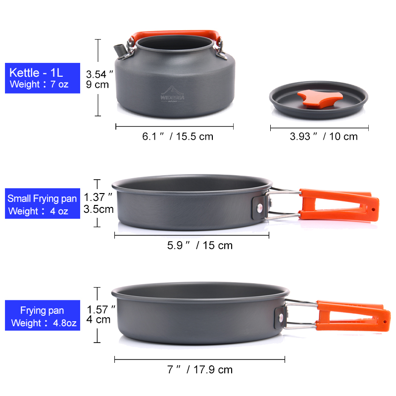 Widesea Camping Outdoor Cookwa - Camping Cooking Kitchen Set review and price