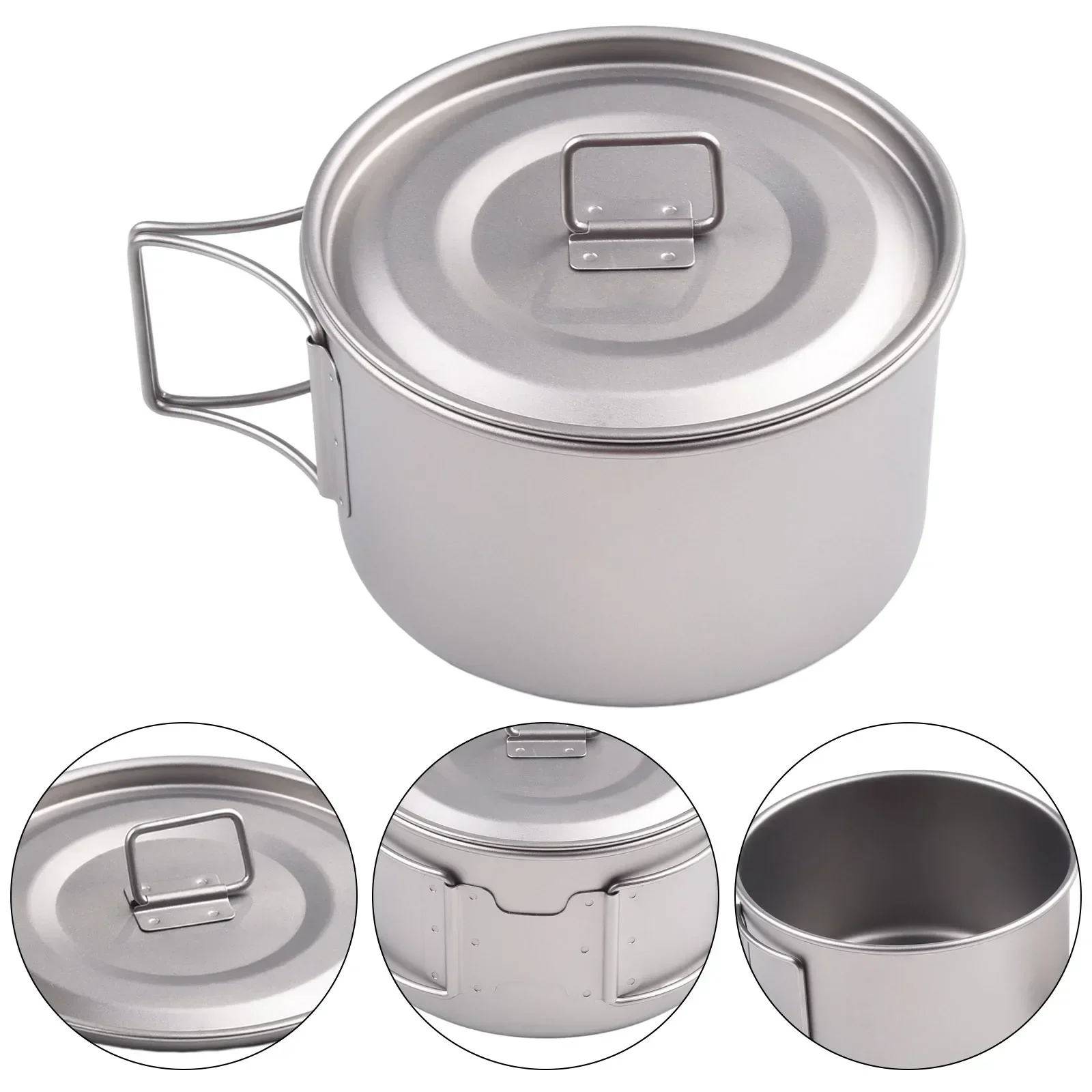 Titanium Bowl With Folding Han - Campfire Cooking Anime review and price