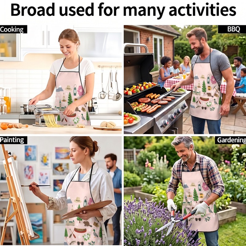 1PC【Apron】2DFlat effect，Printe - Japan Camping Cooking review and price