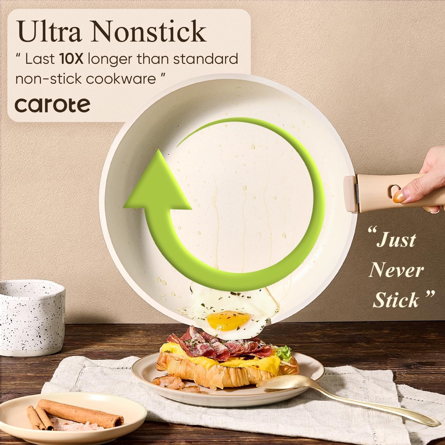 21Pcs Cookware Set Nonstick Po - Camping Cooking Set Detachable Handle review and price
