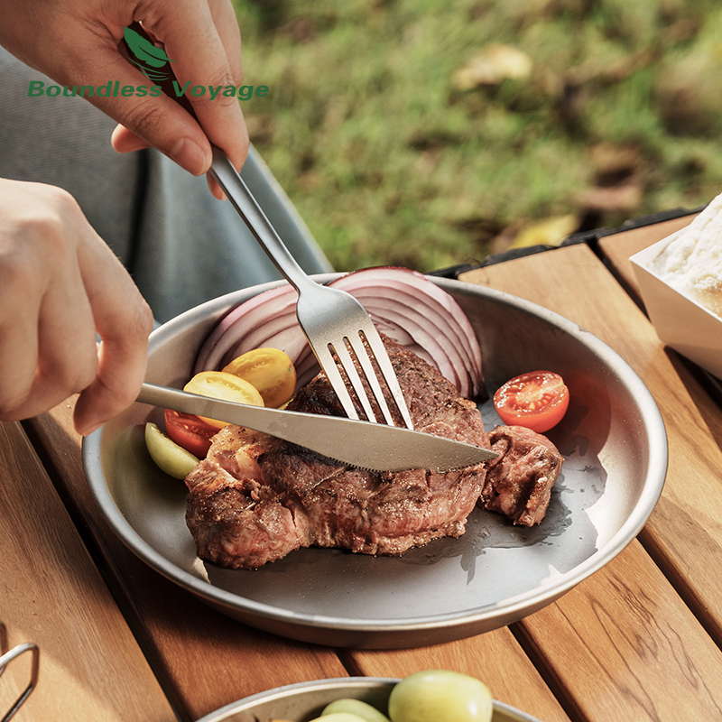 Boundless Voyage Titanium Dinn - Camping Cooking And Cutlery Set review and price