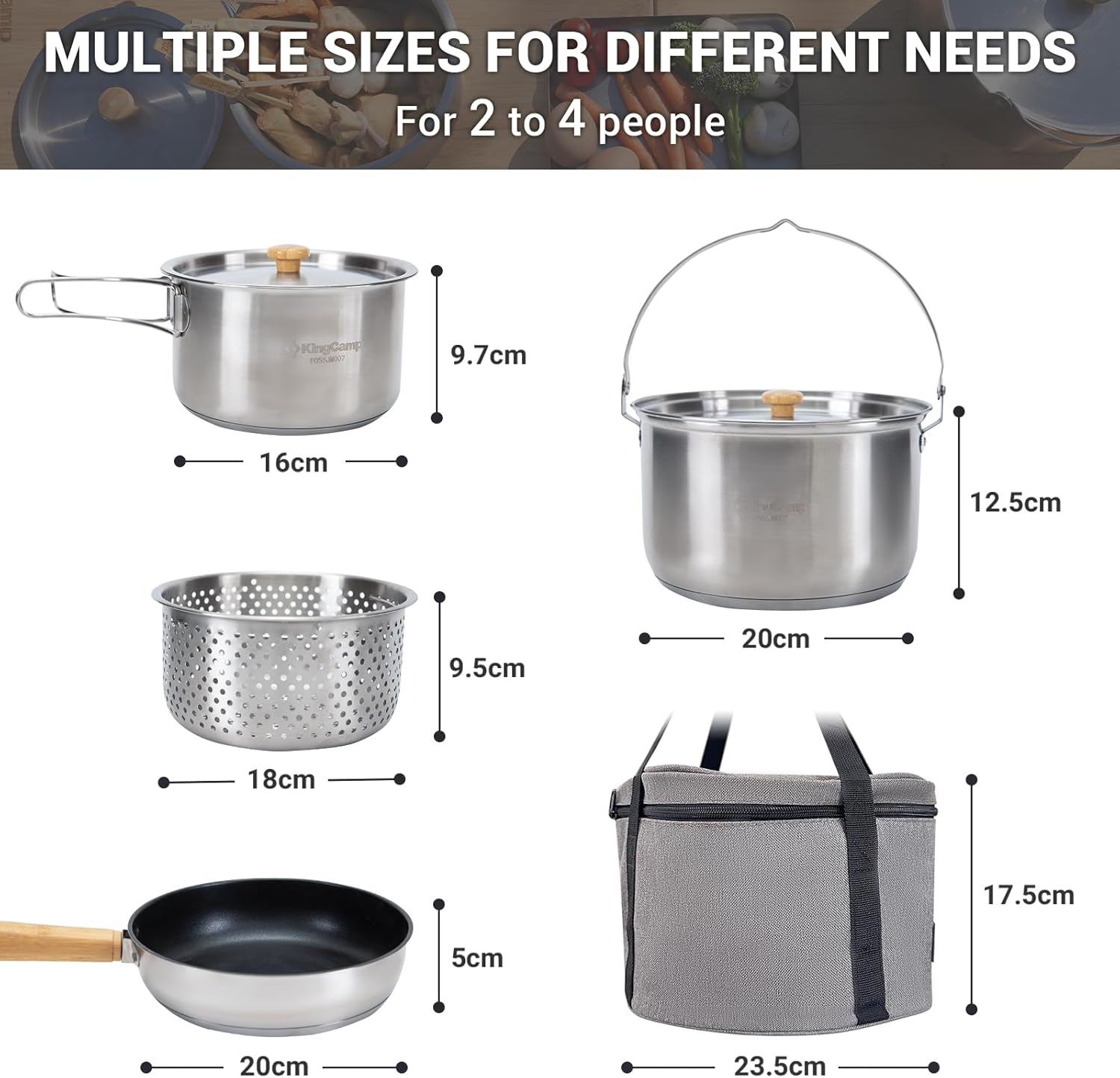 304 Stainless Steel Camping Co - Camping Cooking Kitchen Set review and price