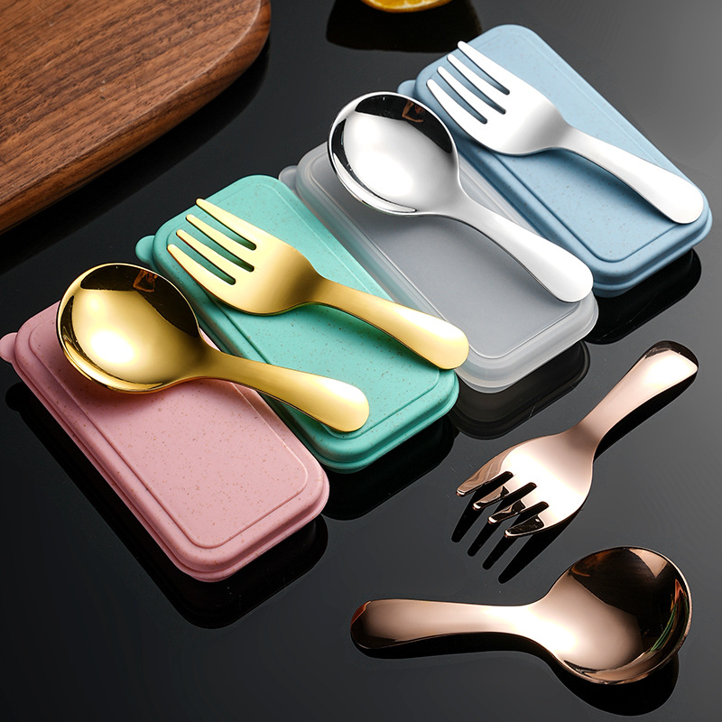 2Pcs Portable Spoon Fork Cutle - Japan Camping Cooking review and price
