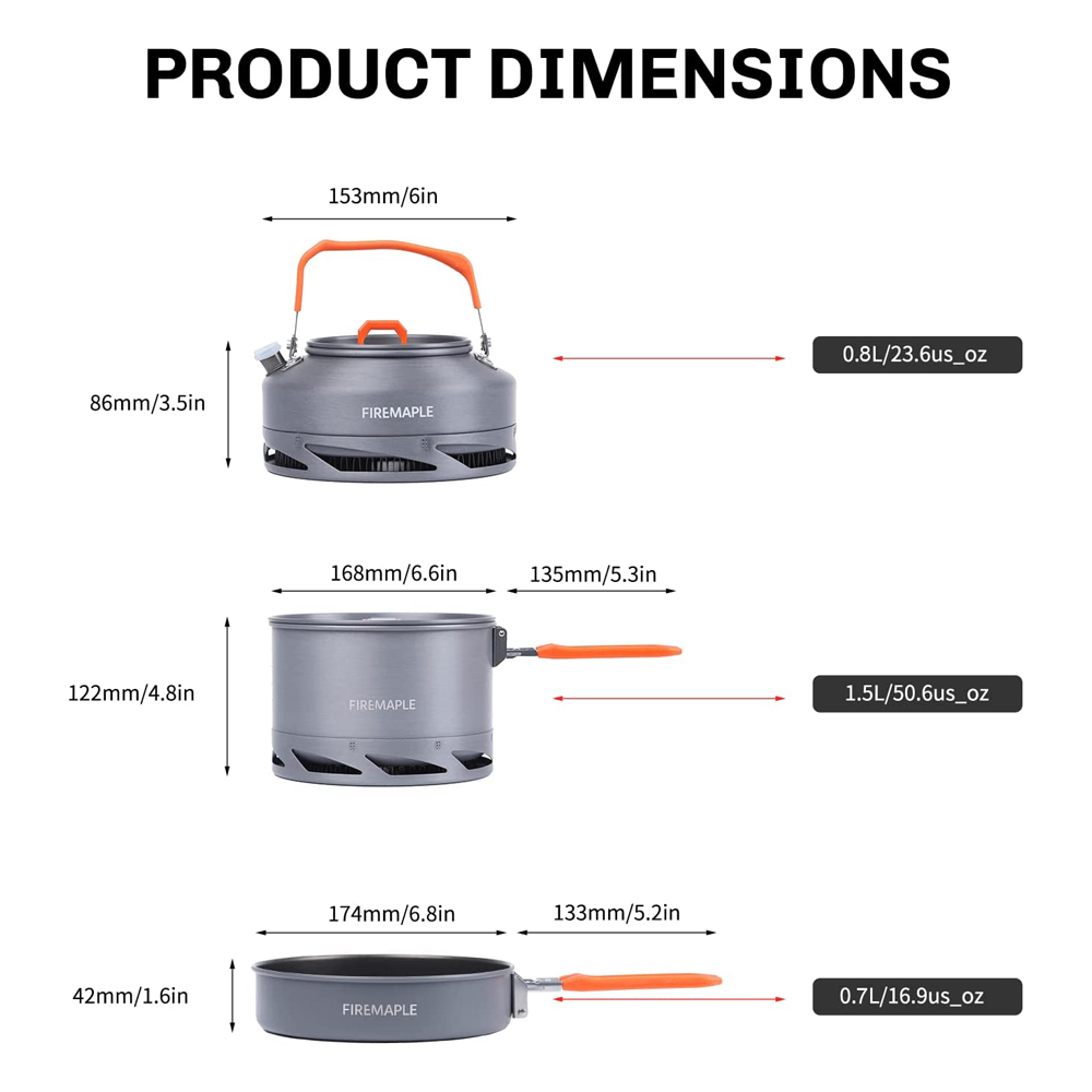 Fire Maple Camping Cookware Ut - Camping Cooking Kitchen Set review and price
