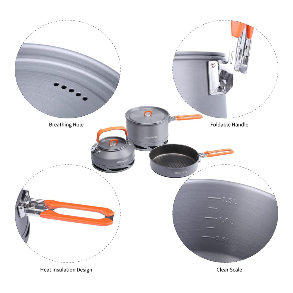 Fire Maple Camping Cookware Ut - Camping Cooking Kitchen Set review and price