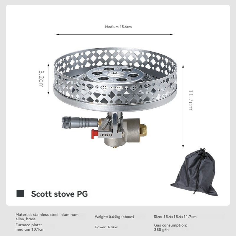 CAMPINGMOON PG-4 Scott Propane - Camping Cooking Hob review and price